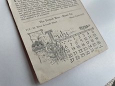 画像5: 1913年 6月 アンティークアドバタイジング カレンダー・ビューバー (5)