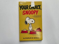 画像1: 1973年 YOUR CHOICE, SNOOPY  PEANUTS スヌーピー　ビンテージコミック  (1)
