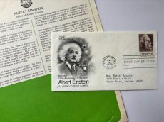 画像1: FDC 1979年 Albert Einstein   ディスプレイページ付き   First Day Cover First Day of Issue 初日カバー (1)