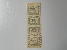 画像2: 活版印刷 鉄道切符 UNCANOONUC INCLINE RY. PHILADELPHIA 1シート（4枚綴り） (2)