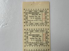 画像3: 活版印刷 鉄道切符 UNCANOONUC INCLINE RY. PHILADELPHIA 1シート（4枚綴り） (3)