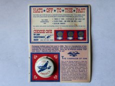 画像1: 1972年AMOCO 『1940 WINGS  FOR WILLKIE AMERICA』大統領選挙キャンペーンピンバッチ (1)