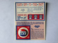 画像1: 1972年AMOCO 『1952 I LIKE IKE』大統領選挙キャンペーンピンバッチ (1)