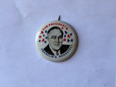 画像4: 1972年AMOCO 『1940 OUR PRESIDENT FRANKLIN D. ROOSEVELT』大統領選挙キャンペーンピンバッチ (4)