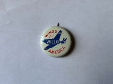 画像4: 1972年AMOCO 『1940 WINGS  FOR WILLKIE AMERICA』大統領選挙キャンペーンピンバッチ (4)