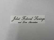 画像4: アンティークメタルスタンプ　JOLIET FEDERAL SAVINGS (4)