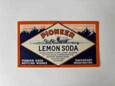 画像1: PIONEER LEMON SODA ラベル (1)