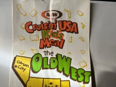 画像5: A&W CRUISIN'USA KID'SMEAL THE OLDWEST Great Root Bear ルーティー 紙袋 (5)