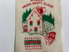 画像3: RARE! 1930'S FIRSTAID  A TREAT DIRECT FROM SANTY CLAUS 紙袋 (3)