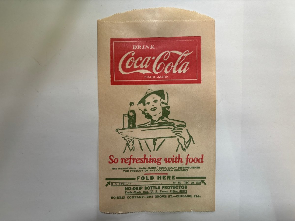 画像1: 1932'S DRINK COCA-COLA TRADE-MARK ボトルスリーブ (1)