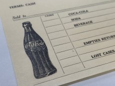 画像3: 1920'S COCA-COLA BOTTLING CO. オリジナル伝票 (3)