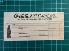 画像6: 1920'S COCA-COLA BOTTLING CO. オリジナル伝票 (6)