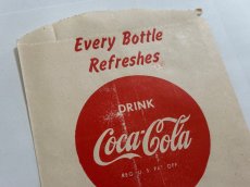 画像2: 1940'S  COCA-COLA ボタンロゴ ボトルスリーブ (2)