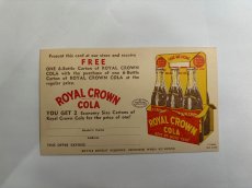 画像1: 1940's Royal Crown coupons  ロイヤルクラウンコーラ クーポンカード (1)