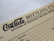 画像2: 1920'S COCA-COLA BOTTLING CO. オリジナル伝票 (2)