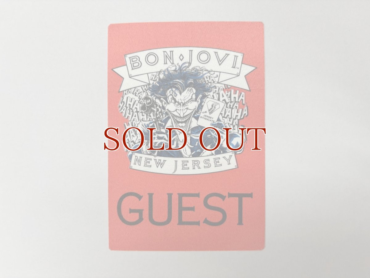 画像1: BON JOVI 1988年 NEW JERSEY SYNDICATE GUEST (1)