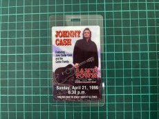 画像4:  JOHNNY CASH 1996年 LIVE ラミネート (4)