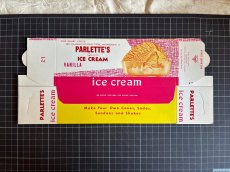 画像8: 1957年 PARLETTE'S VANILLA ICE CREAM BOX (8)