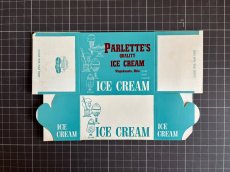 画像8: 1960年 PARLETTE'S BLUE ICE CREAM BOX (8)