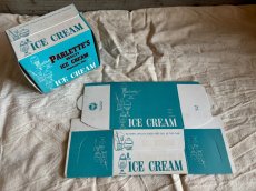 画像1: 1960年 PARLETTE'S BLUE ICE CREAM BOX (1)