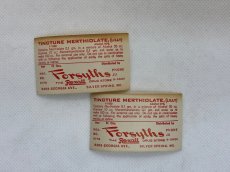 画像1: TINCTURE MERTHIOLATE,LILLY ラベル2枚セット  FORSYTHS DRUG STORE (1)