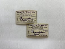 画像2: SPRIT OF CAMPHOR ラベル2枚セット  FORSYTHS DRUG STORE (2)