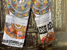 画像6: VINTAGEリメイクパンツ/キッチンクロス・ファブリックカレンダーリメイクパンツ (6)