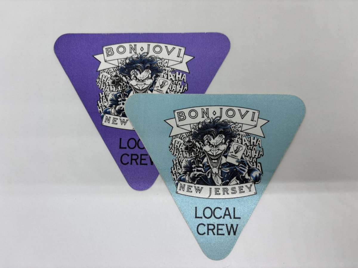 画像1: BON JOVI 1988年 NEW JERSEY SYNDICATE LOCAL CREW (1)