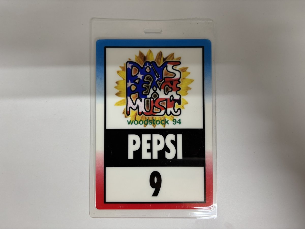 画像1: 大判 WOOD STOCK 1994年 PEPSI PASS (1)