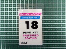 画像4: MICHAEL JACKSON 1987年 87 World Tour PEPSI NTT PREFERRED SEATING (4)