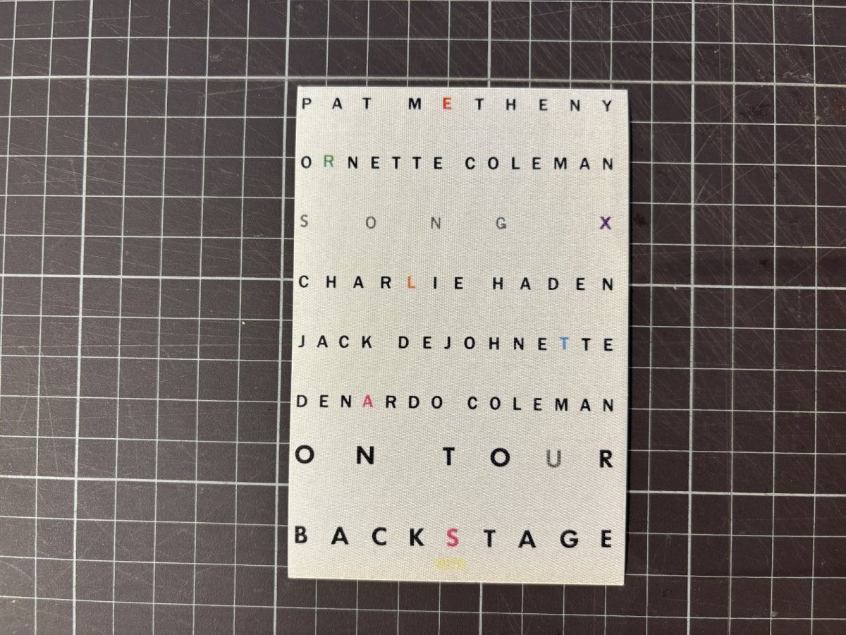 画像5: PAT METHENY 1985年 SONG X Tour (5)