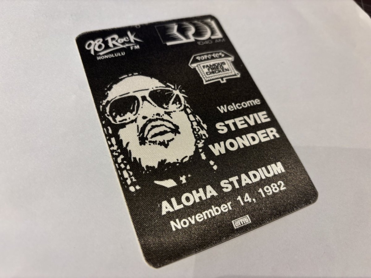 画像3: STEVIE WONDER 1982年 Aloha Stadiam RADIO PASS (3)