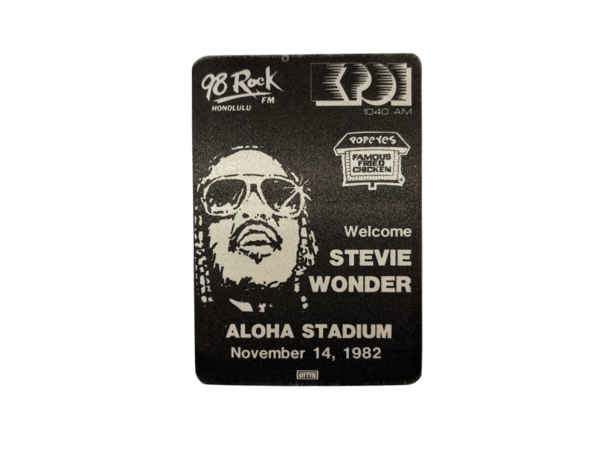 画像1: STEVIE WONDER 1982年 Aloha Stadiam RADIO PASS (1)