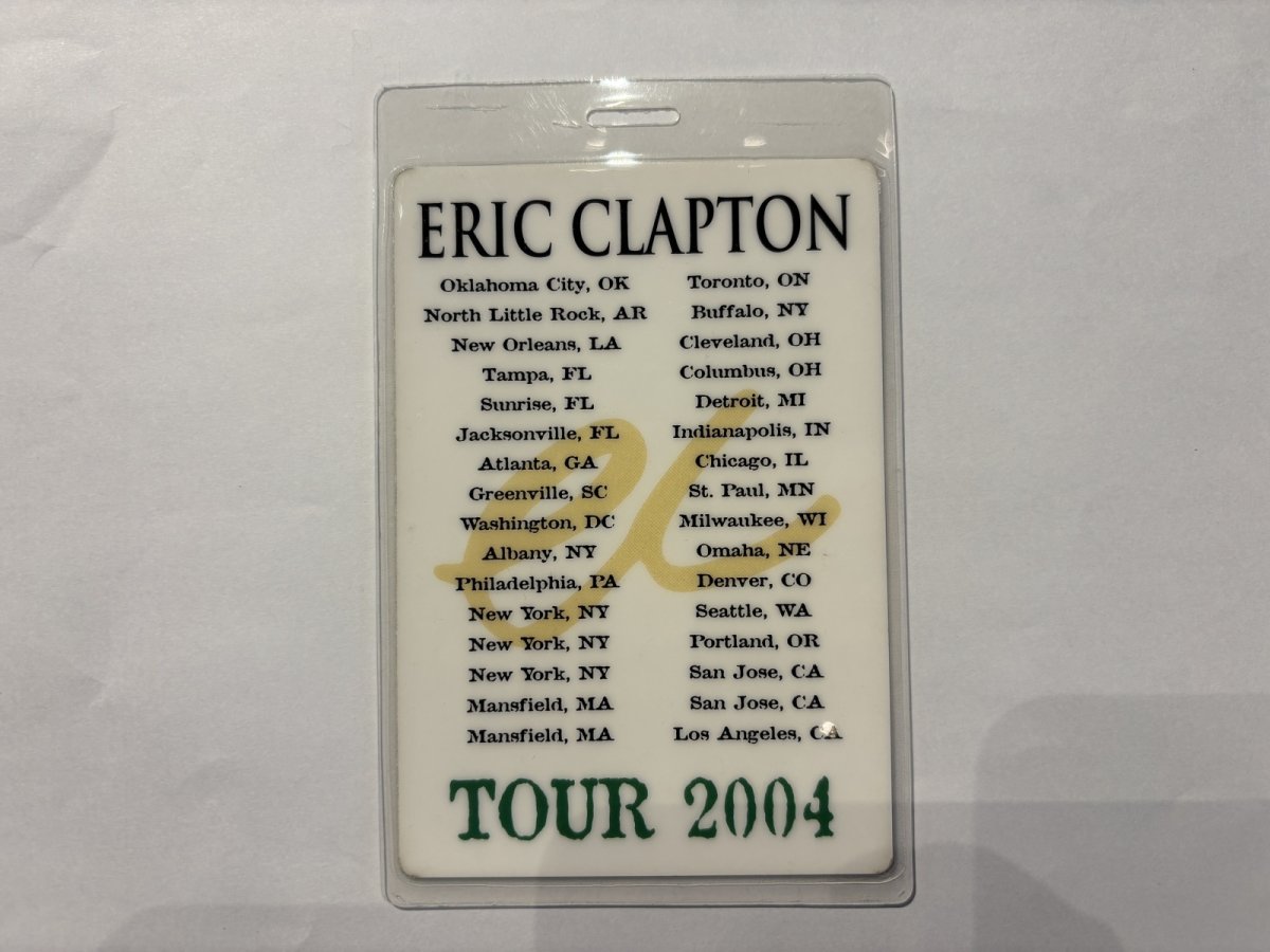 画像4: ERIC CLAPTON 2004年 North American Rock Tour (4)