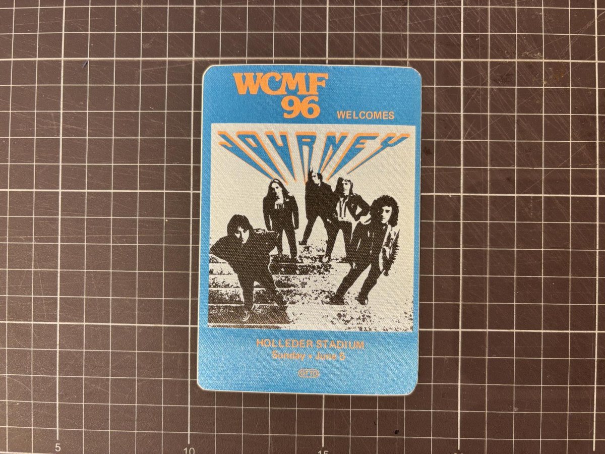 画像5:  JOURNEY 1983年 Holleder Stadium RADIO PASS  (5)