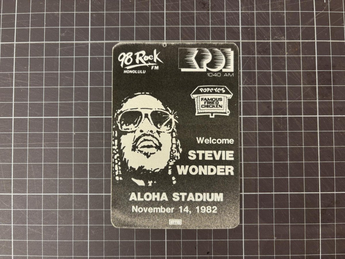 画像5: STEVIE WONDER 1982年 Aloha Stadiam RADIO PASS (5)