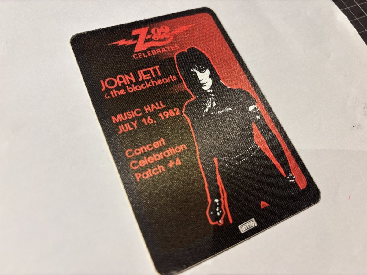 画像3: RARE!! JOAN JETT & THE BLACKHEARTS 1982年 MUSIC HALL JULY 16 1982 RADIO PASS (3)
