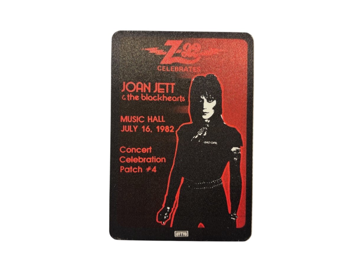 画像1: RARE!! JOAN JETT & THE BLACKHEARTS 1982年 MUSIC HALL JULY 16 1982 RADIO PASS (1)
