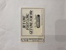 画像4: RARE!! MICHAEL JACKSON 1988年 Summit・Houston,Texas Concert RADIO PASS TENNECO SUBWAY ADVERTISING (4)