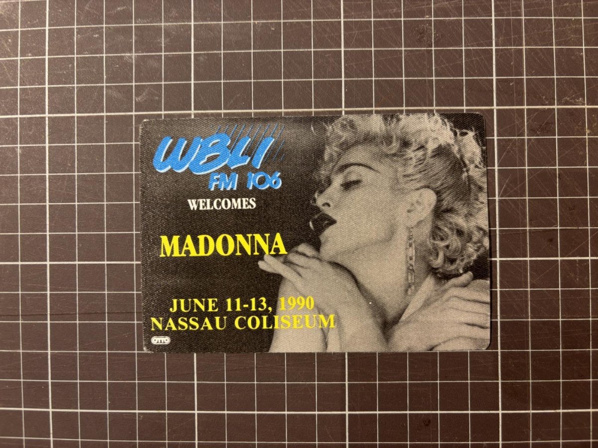 画像5: RARE!! MADONNA 1990年 NASSAU COLISEUM CONCERT RADIO PASS  (5)