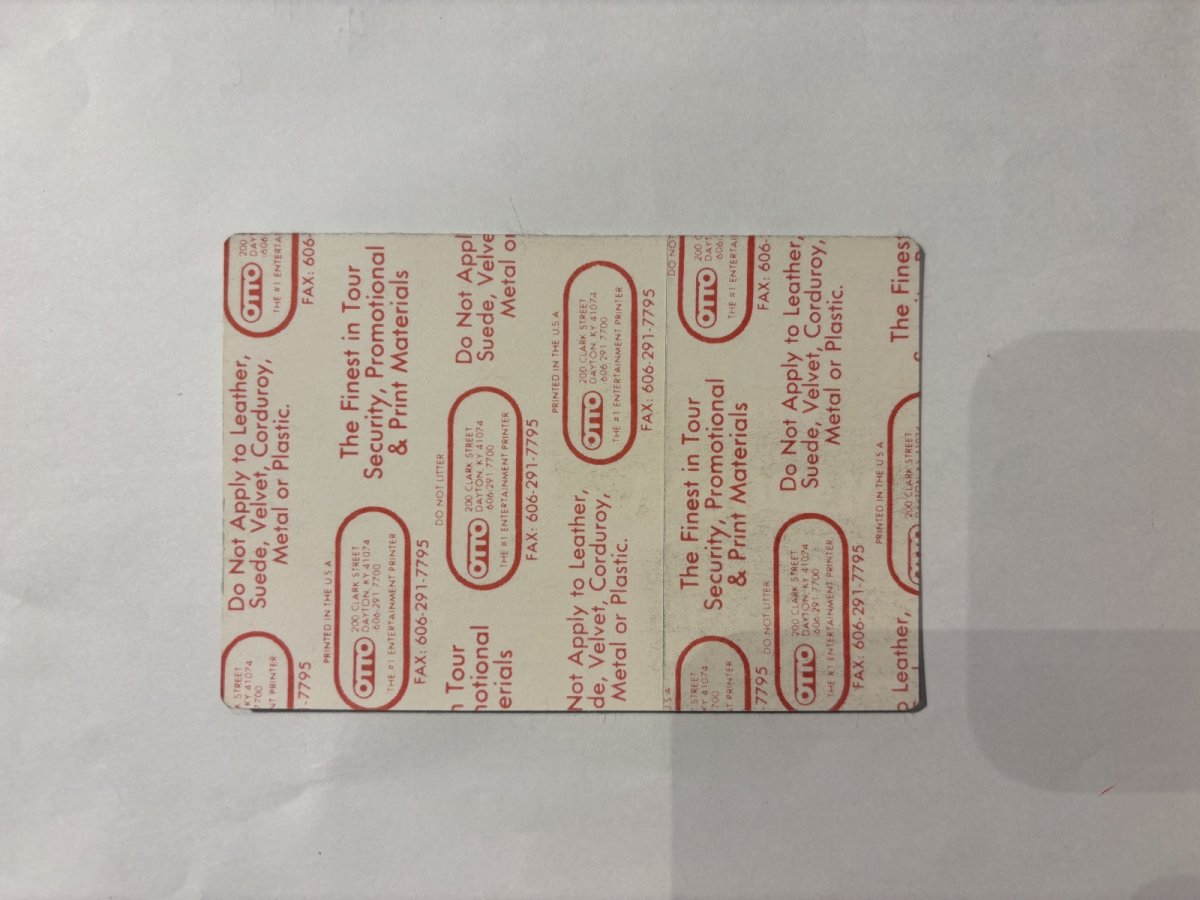 画像4: RARE!! MADONNA 1990年 NASSAU COLISEUM CONCERT RADIO PASS  (4)