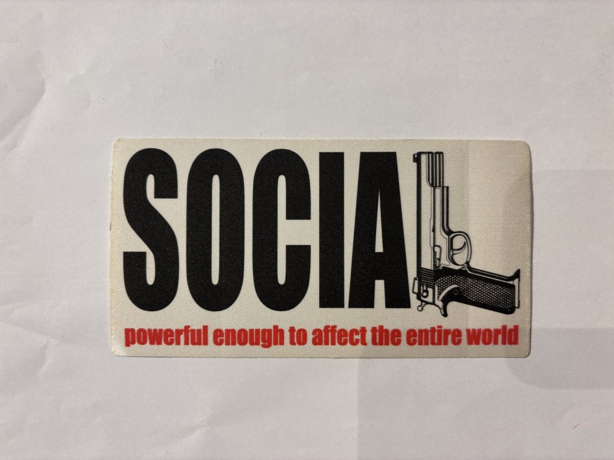 画像2: SOCIAL DISTORTION 1990-1991年 Powerful Enough to Affect the Entire World Tour  (2)