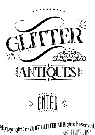 古い紙もの メイソンジャー アンティーク雑貨 Glitter グリッター