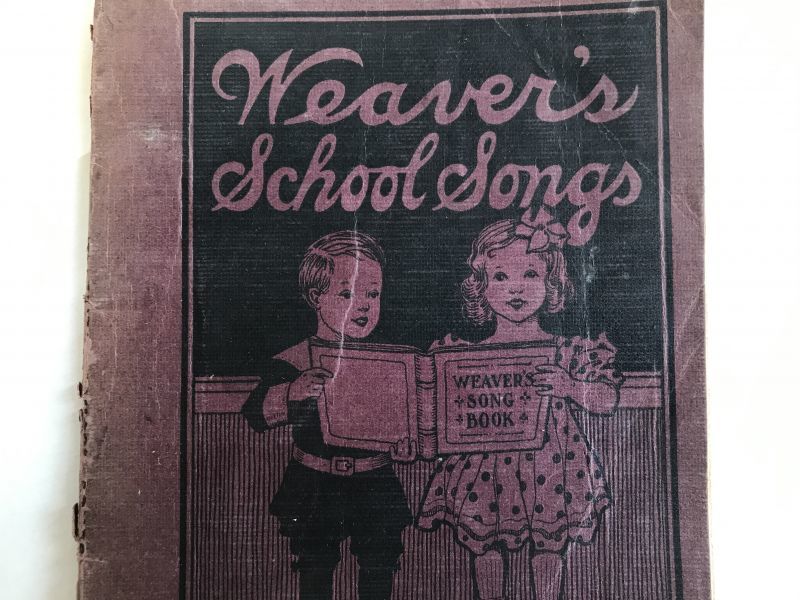 画像1: 1906年 楽譜本 WEAVER'S SCHOOL SONGS (1)