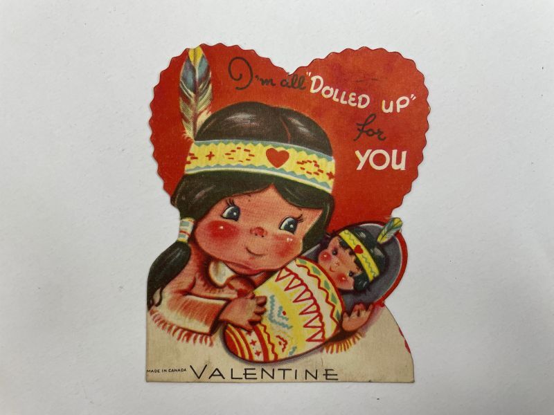 画像1: ヴィンテージバレンタインカード (1)
