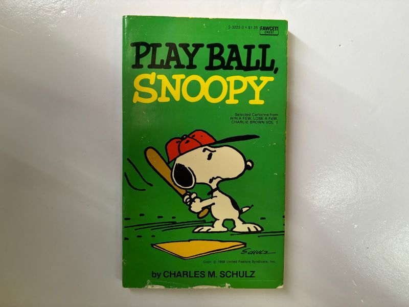 1974年 PLAY BALL, SNOOPY  PEANUTS スヌーピー　ビンテージコミック 