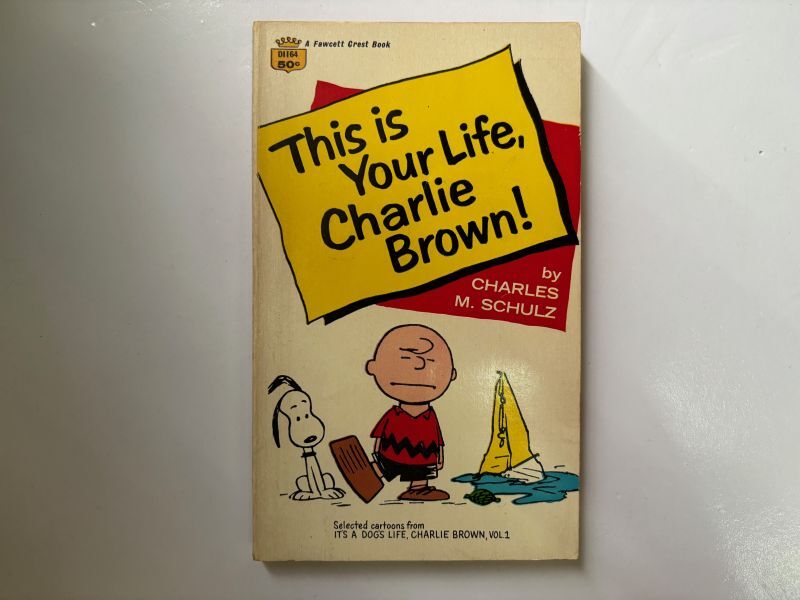1968年 THIS IS YOUR LIFE, CHARLIE BROWN  PEANUTS スヌーピー　ビンテージコミック 