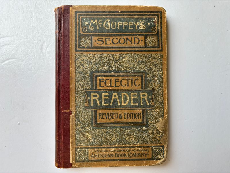 1879年 Mc GUFFEY'S SECOND ECLECTIC READER  教科書 アンティークブック